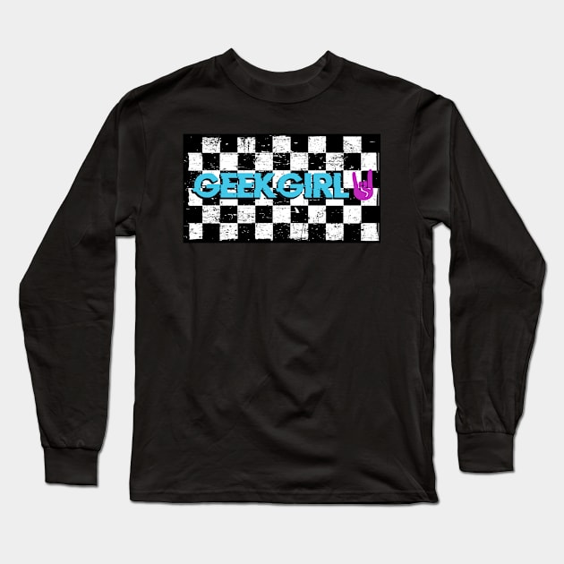 Geekgirl Punk Style Long Sleeve T-Shirt by The Bounty Hunnies